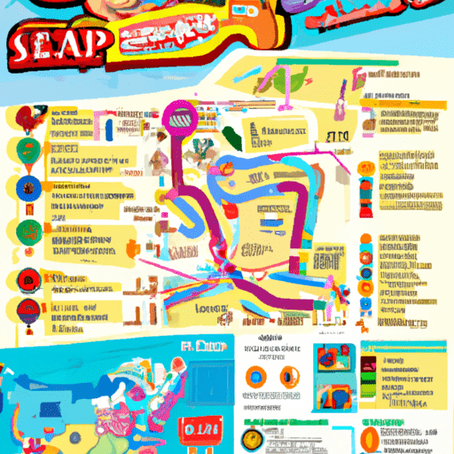 מפה של Sesame Place San Diego, עם טיפים מועילים לניווט בפארק ולהפיק את המרב מהביקור שלכם