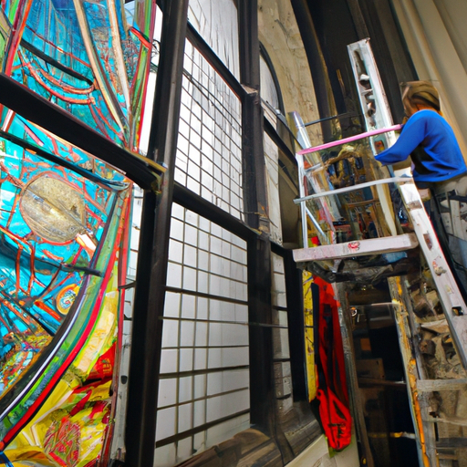מאמצי שימור בפעולה: שימור חלונות הוויטראז' של קתדרלת סנט פול