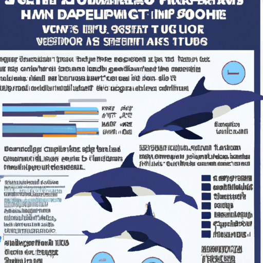 אינפוגרפיקה המציגה עובדות מעניינות על דולפינים ולווייתנים